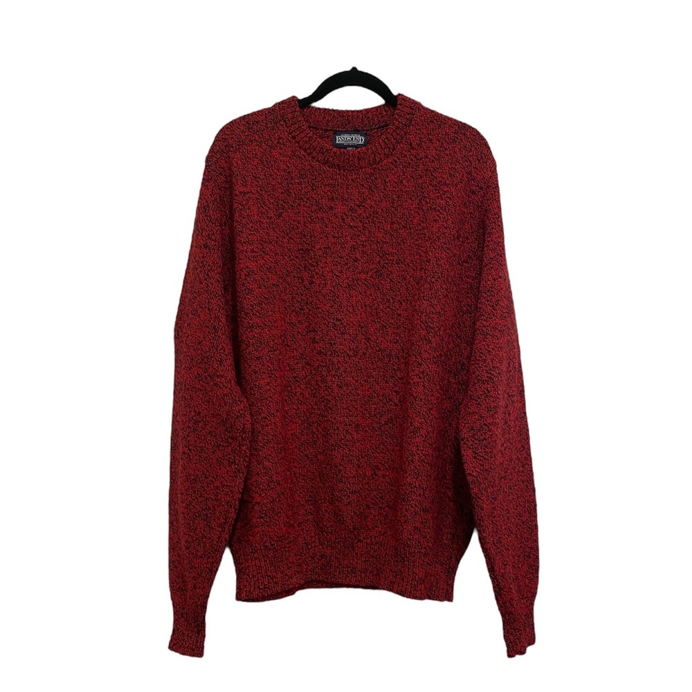 Lands’ End l. Men’s Vintage. Wool Crewneck. Pullover Sweater. Size XL Long